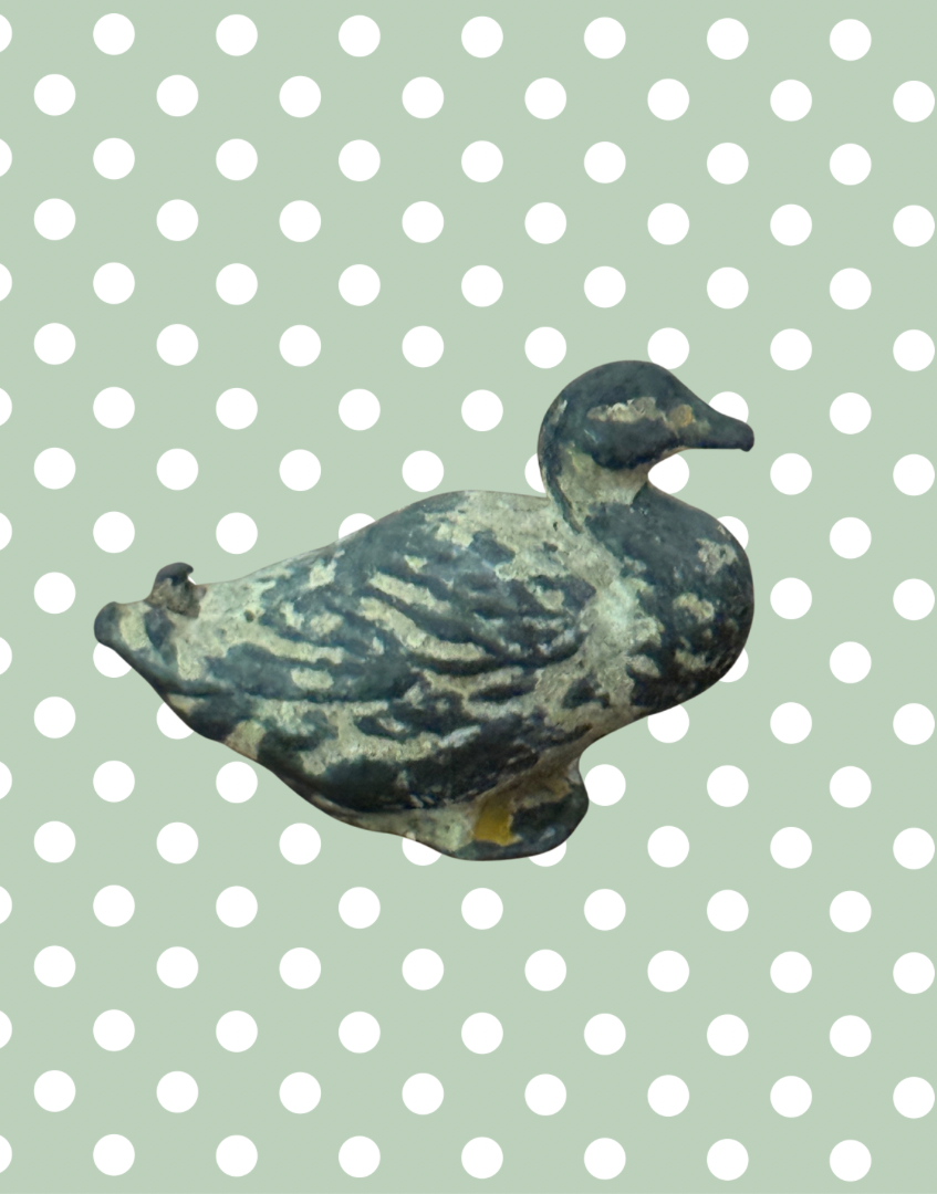 Britains Ltd Cast Lead Goose | Vintage 1920s Painted Farm Animal Toy