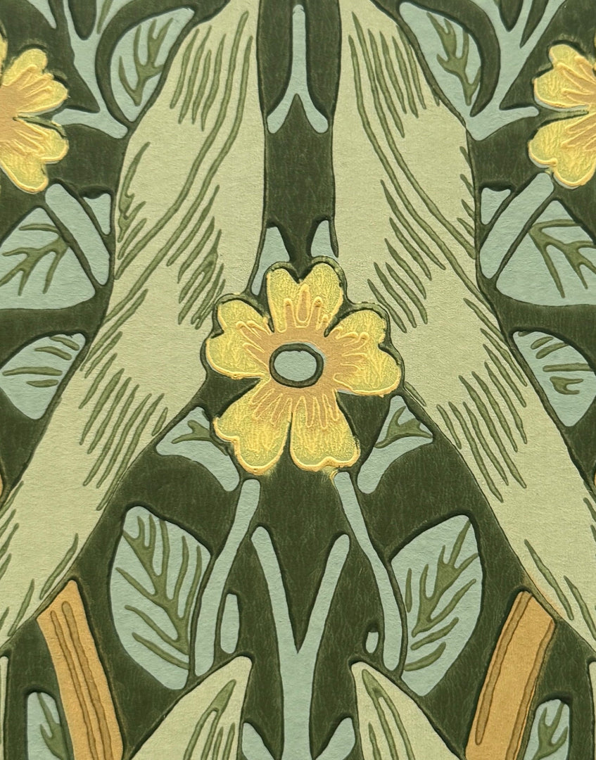 'Pimpernel – Privet & Slate’ Unique Floral William Morris Wall Art | Framed Classic Arts & Crafts Morris & Co. Print