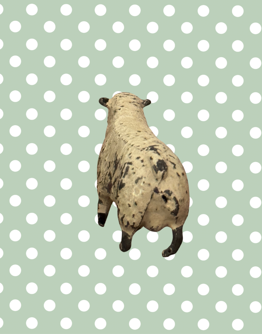 Britains Ltd Cast Lead Sheep | Vintage 1920s Painted Farm Animal Collectable Toy