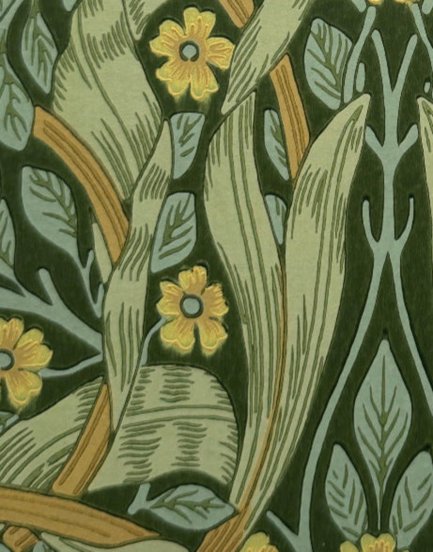 'Pimpernel – Privet & Slate’ Unique Floral William Morris Wall Art | Framed Classic Arts & Crafts Morris & Co. Print