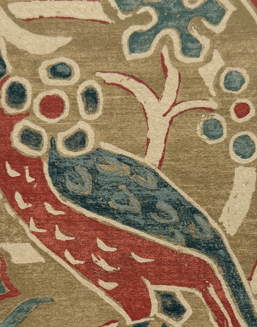 ‘Bullerswood – Spice & Manilla’ William Morris Unique Wall Art | Framed Vintage Premium Linen Wallpaper Print
