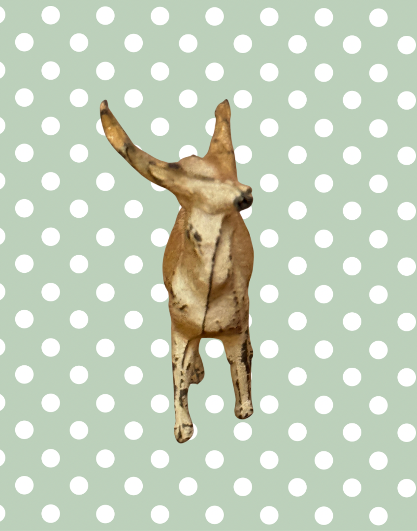Britains Ltd Countryside Collection Cast Lead Deer | Vintage 1920s Painted British Animal Toy