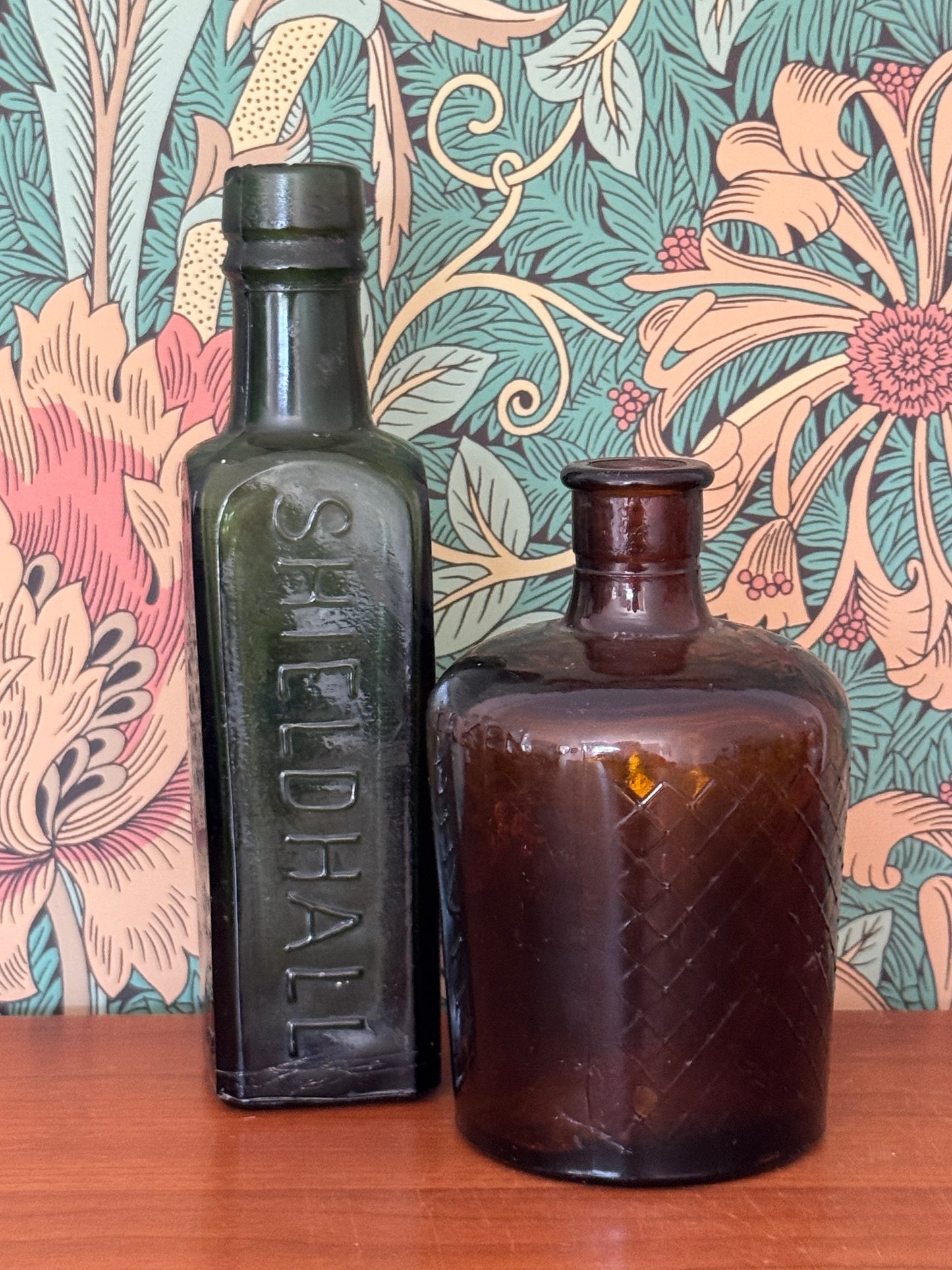 Rare Antique Amber “Not to Be Taken” Poison Bottle | Early 1900s Apothecary Brown Glass