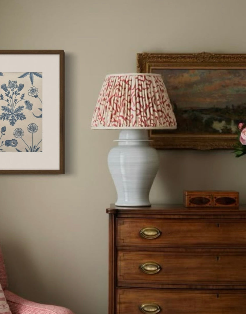 'Daisy – Blue Ivory’ William Morris Classic Wall Art | Country Cottage Style Framed Morris Print