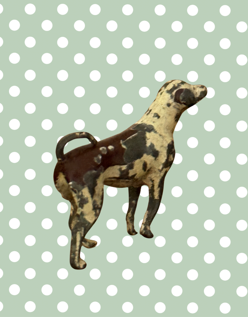 Britains Ltd Cast Lead Dog | Vintage 1920s Painted Farm Animal Toy Collectable