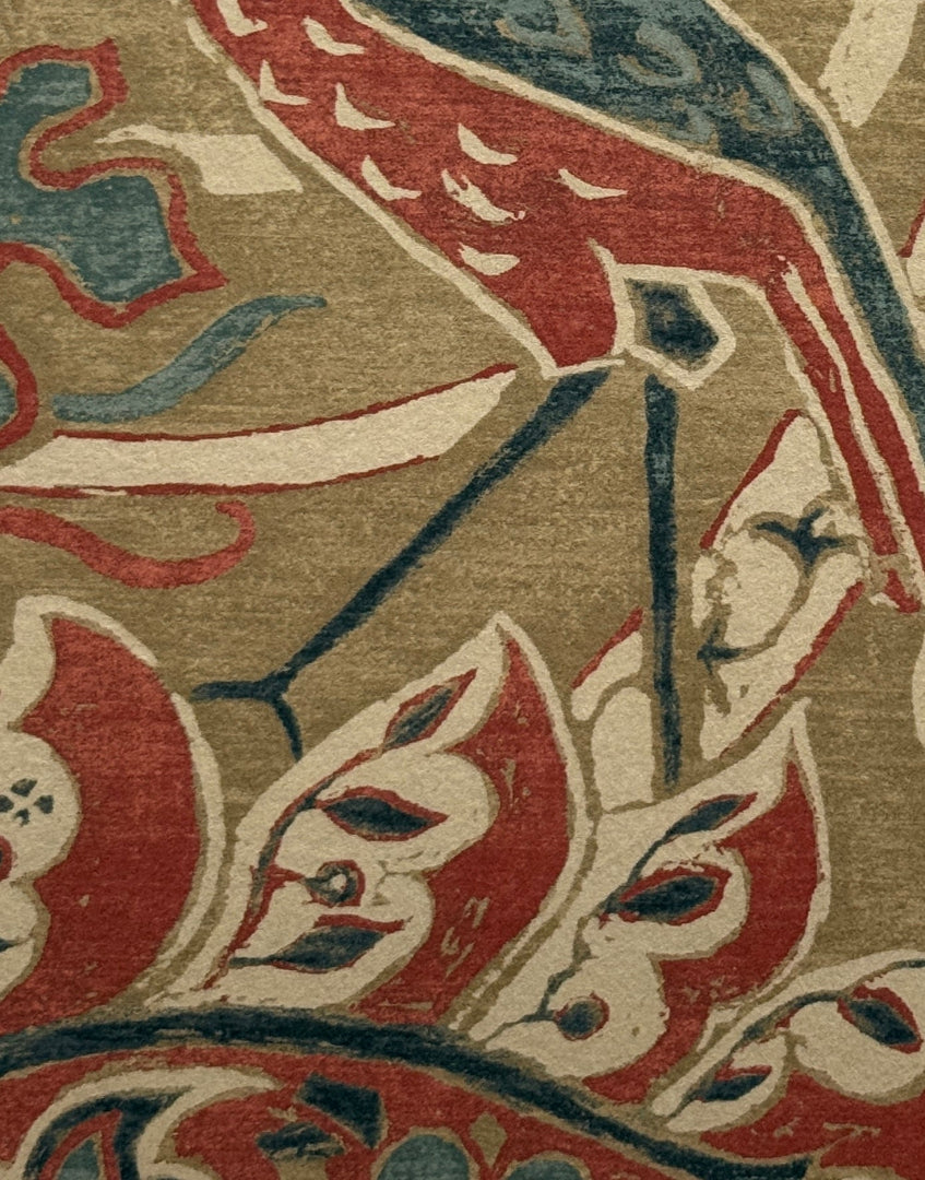 ‘Bullerswood – Spice & Manilla’ William Morris Unique Wall Art | Framed Vintage Premium Linen Wallpaper Print