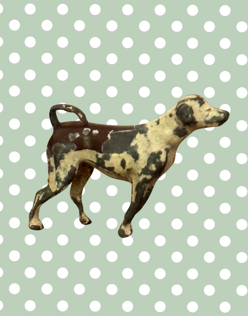 Britains Ltd Cast Lead Dog | Vintage 1920s Painted Farm Animal Toy Collectable