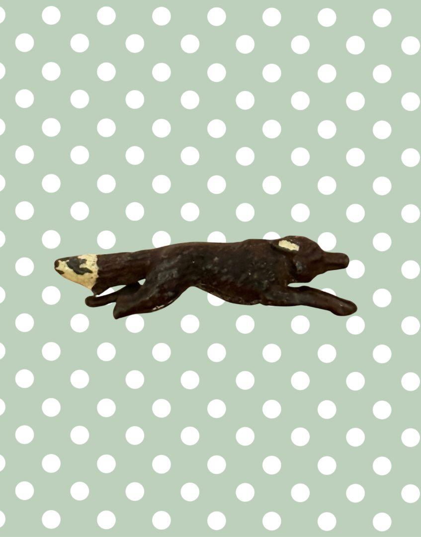 Britains Ltd Cast Lead Weasel | Vintage 1920s Painted Farm Animal Collectable