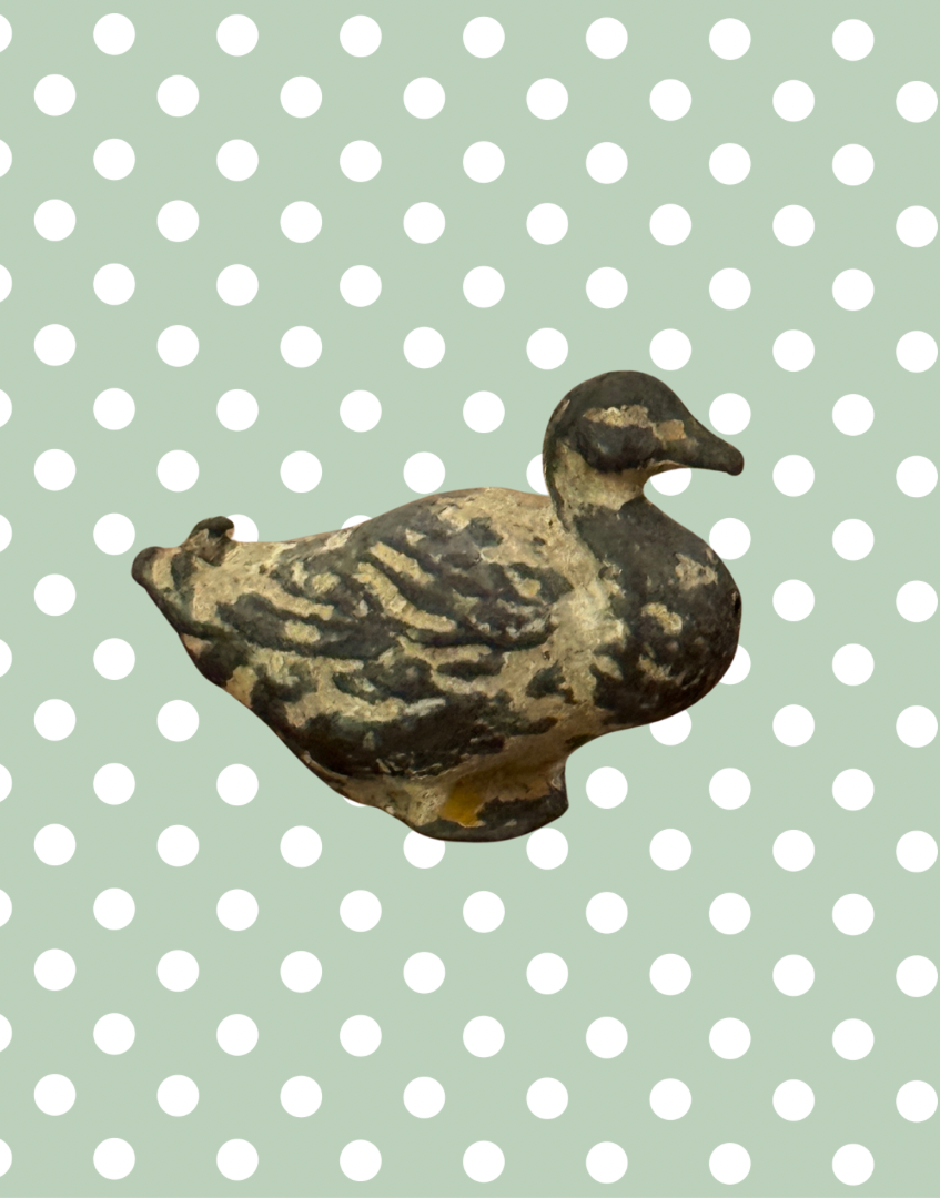 Britains Ltd Cast Lead Goose | Vintage 1920s Painted Farm Animal Toy