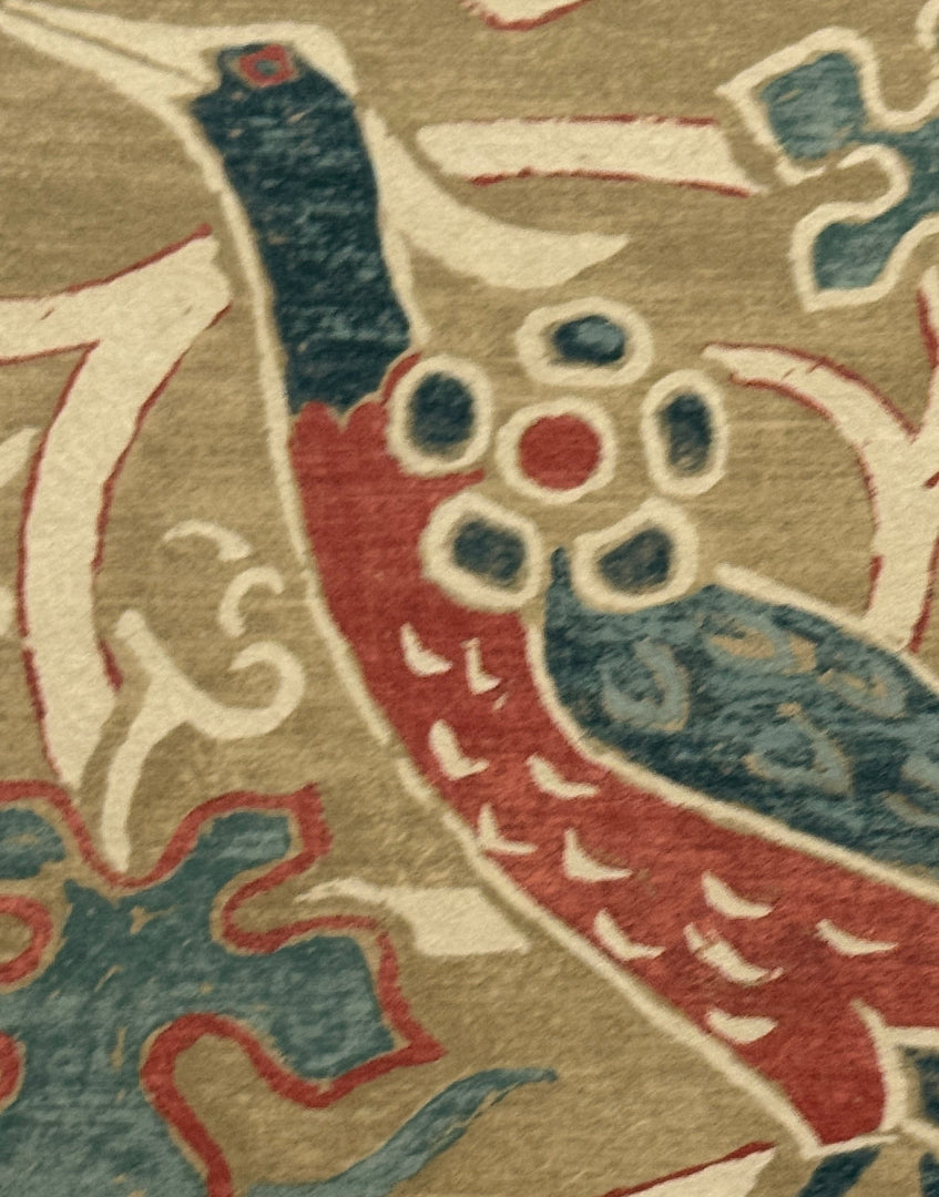 ‘Bullerswood – Spice & Manilla’ William Morris Unique Wall Art | Framed Vintage Premium Linen Wallpaper Print