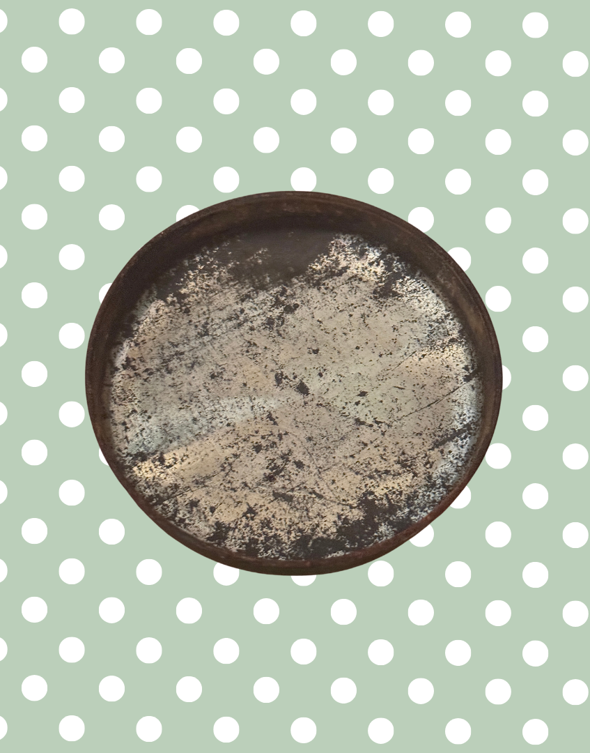 Antique Green 'Cocoa' Tin | Highly Collectable Rustic Kitchen Storage Decor