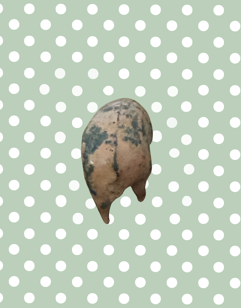 Miniature Pink Patina Patched Pig Figurine (Version 2) | Britains Ltd Vintage Lead Animal (1920s)