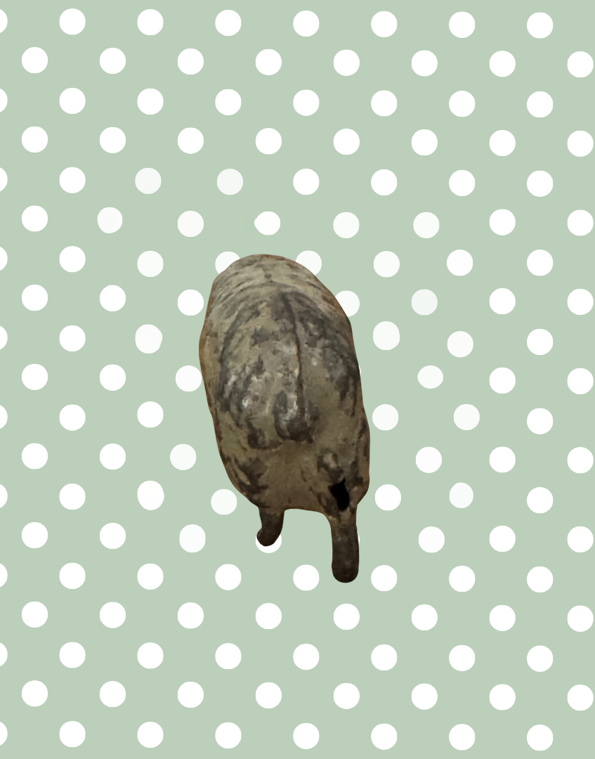 Small Grazing Beige Sheep Collectable | Britains Ltd Vintage Lead Figurine (1920s)