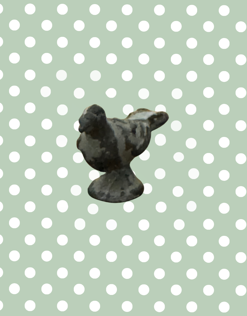 Miniature Rare Grey Pigeon Figurine | Britains Ltd Lead Farmyard Bird Lead Vintage Toy (1920s)