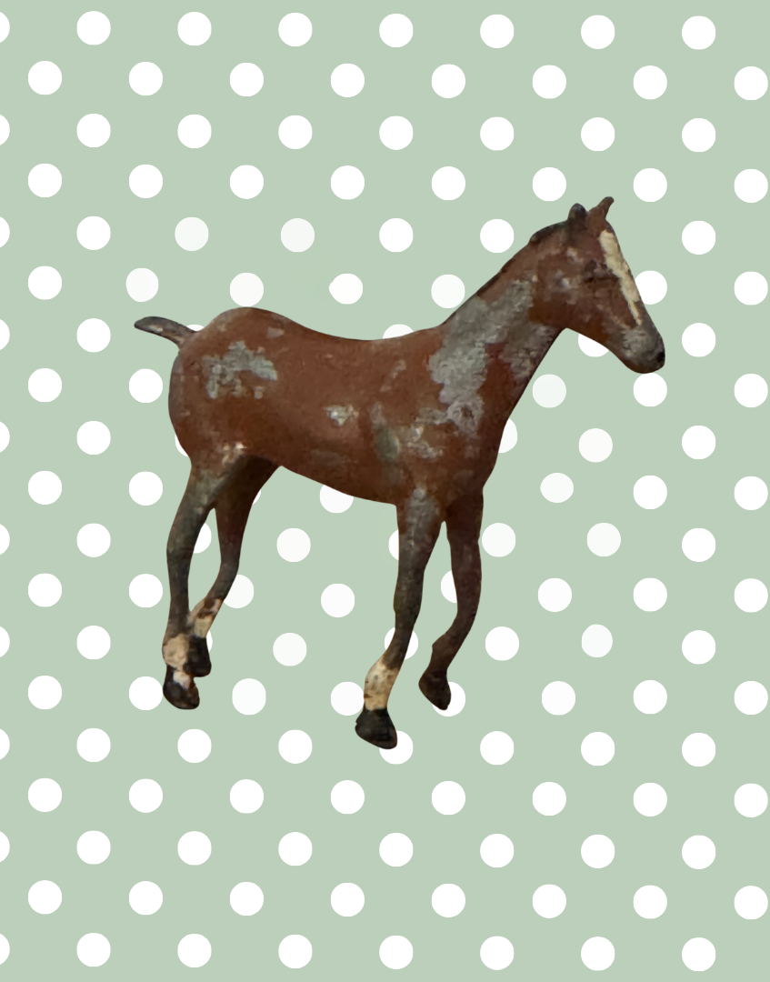 Small Collectable Brown Horse | Britains Ltd Vintage Lead Figurine (1920s)