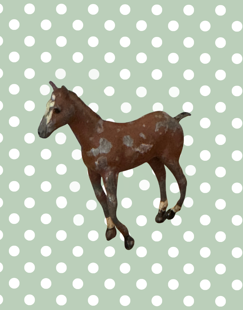 Small Collectable Brown Horse | Britains Ltd Vintage Lead Figurine (1920s)