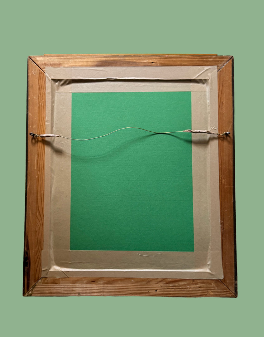 'Seaweed – Ink & Woad' William Morris Framed Wall Art | Unique Vintage Gold Wood Frame