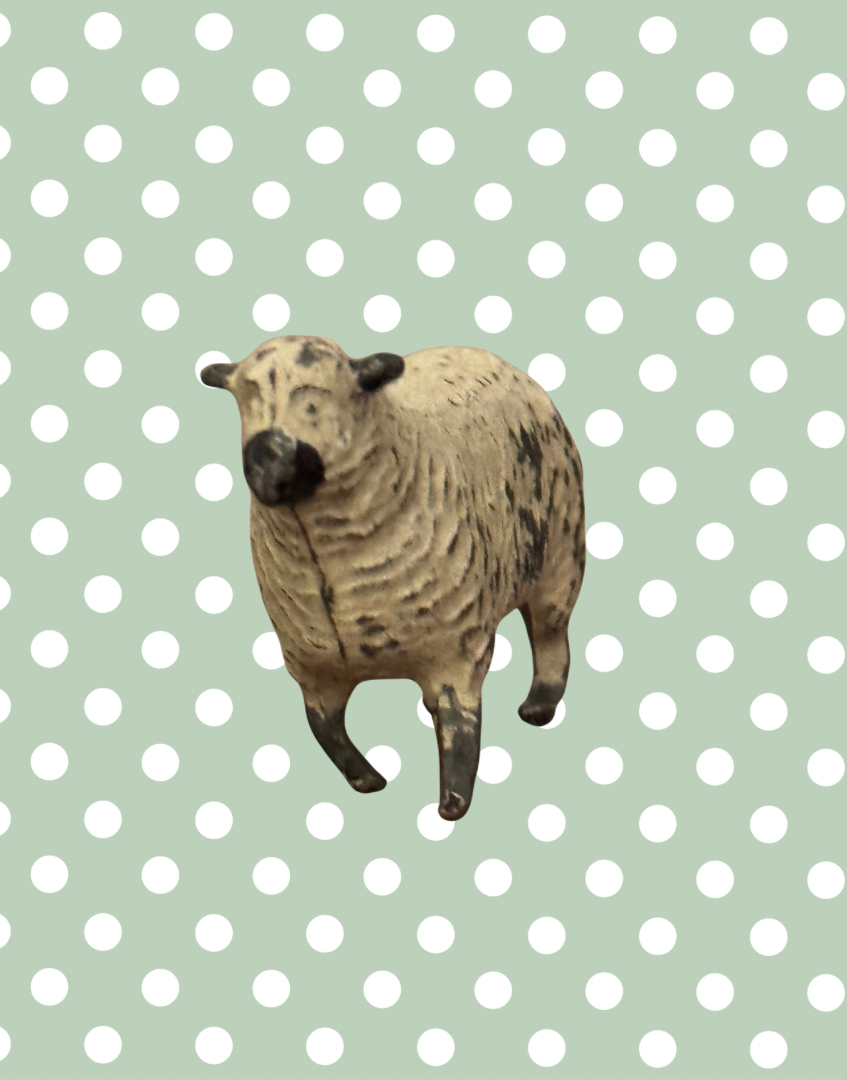 Britains Ltd Cast Lead Sheep | Vintage 1920s Painted Farm Animal Collectable Toy