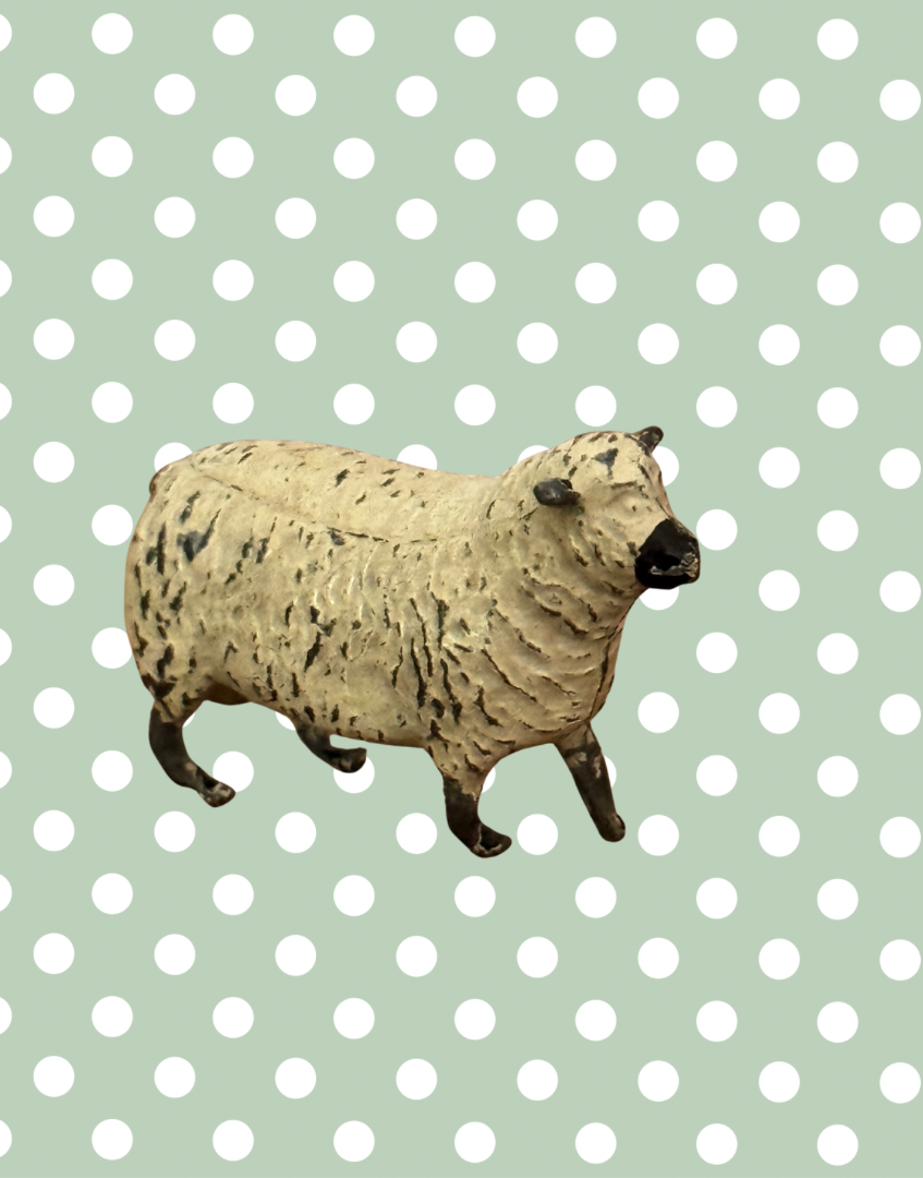 Britains Ltd Cast Lead Sheep | Vintage 1920s Painted Farm Animal Collectable Toy