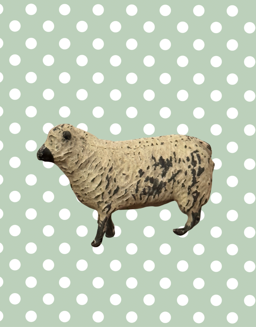 Britains Ltd Cast Lead Sheep | Vintage 1920s Painted Farm Animal Collectable Toy