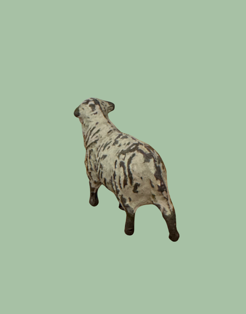 1920s Britains Sheep Hand Painted Lead Farm Figure