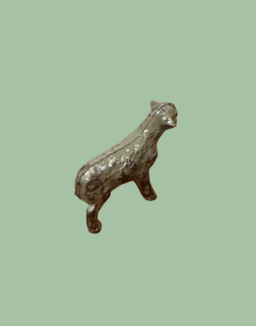 1920s Britains Standing Lamb Tiny Lead Farm Figure