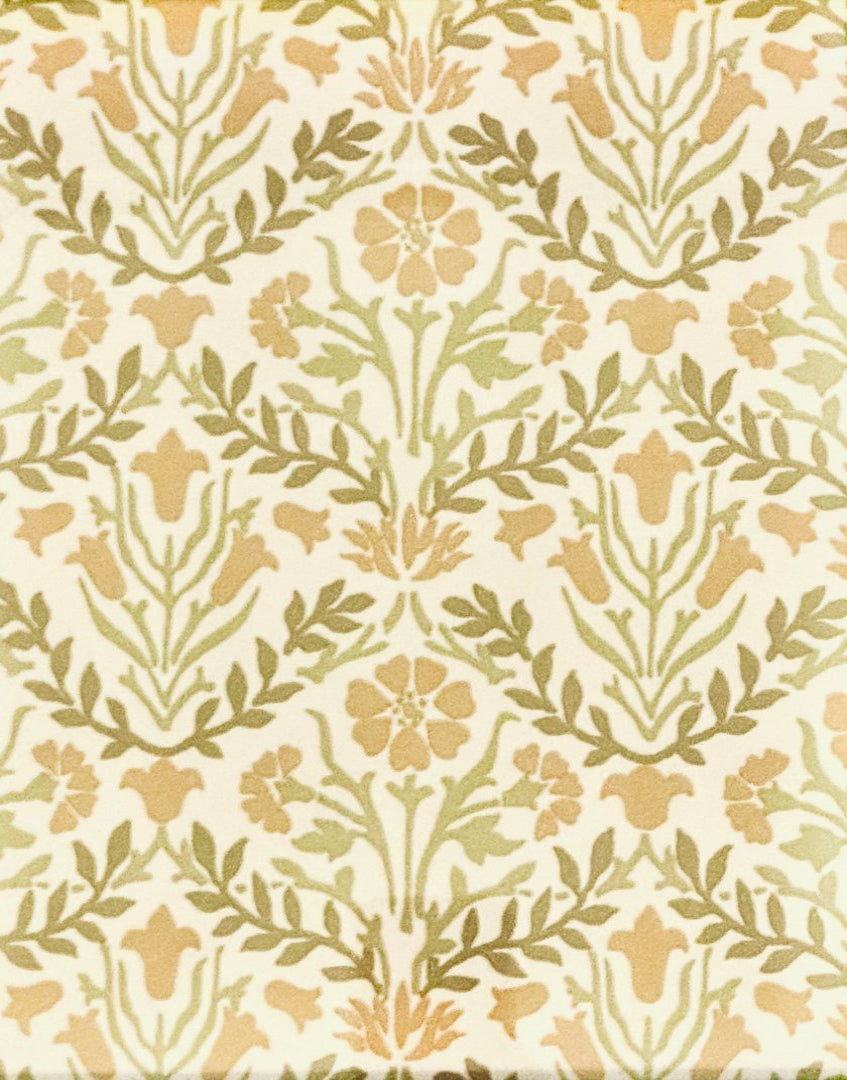 Framed Print - William Morris ‘Bellflowers - Saffron & Olive' Vintage Wall Decor | Antique & Vintage Wall Art Collection