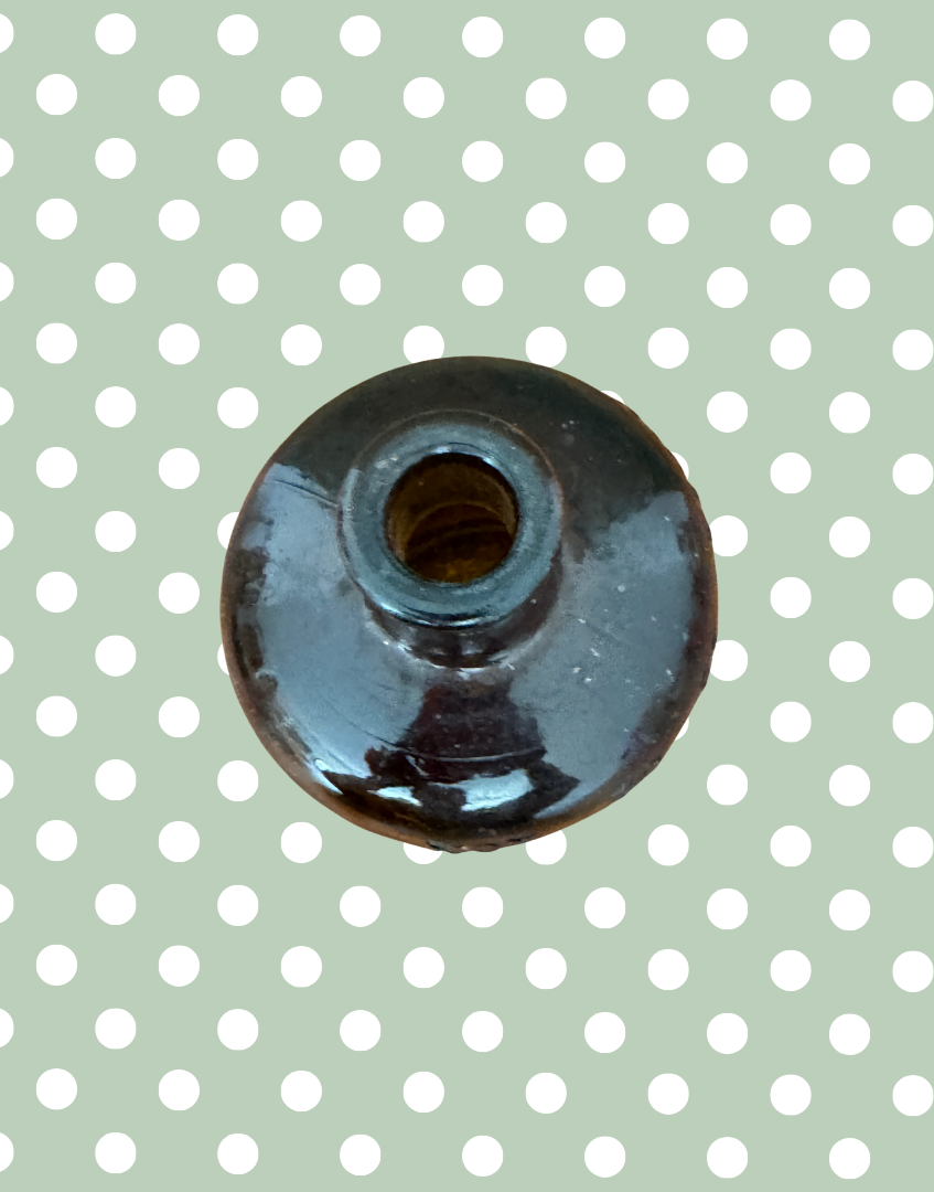 Rare Antique Amber “Not to Be Taken” Poison Bottle | Early 1900s Apothecary Brown Glass