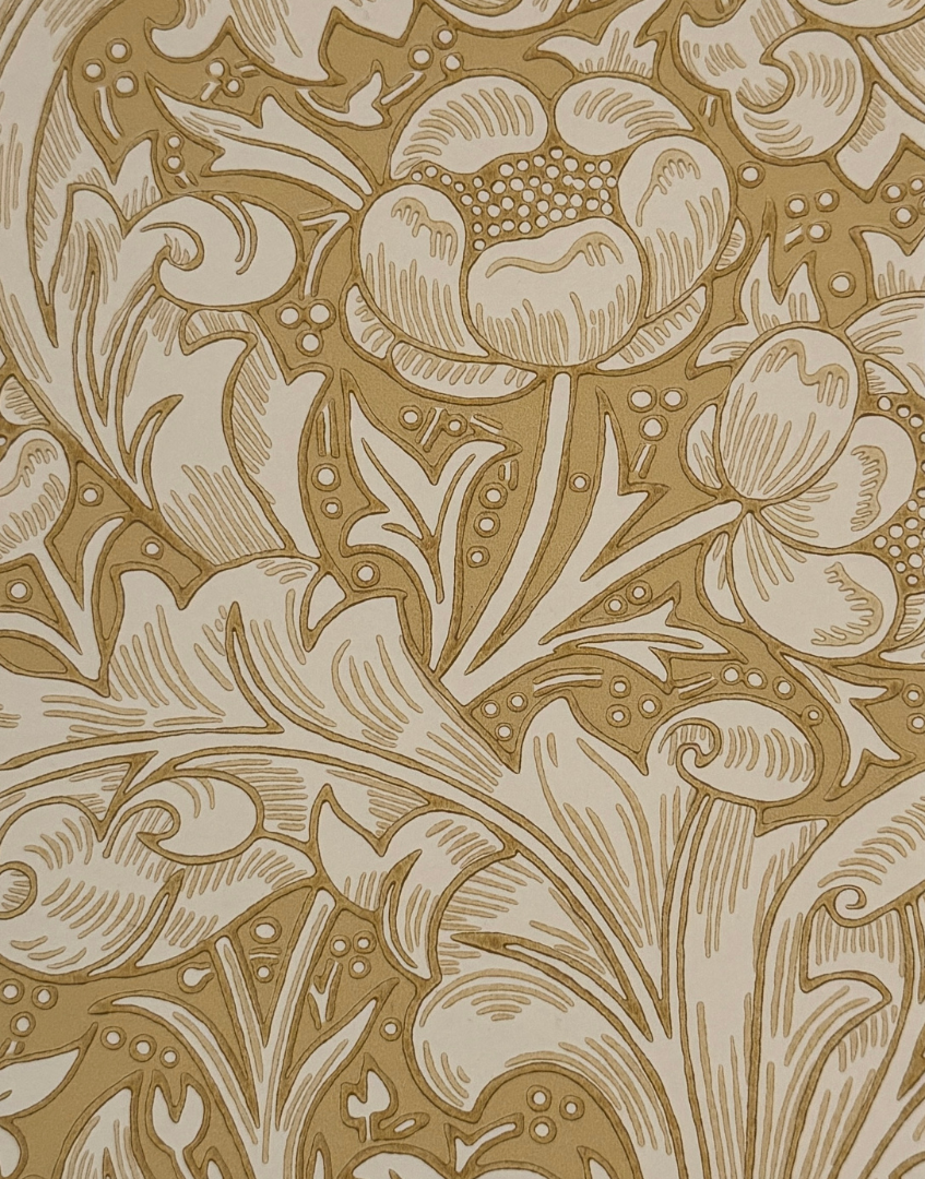 Bachelor’s Button – Gold | Unique William Morris Autumnal Collection Framed Floral Wall Art
