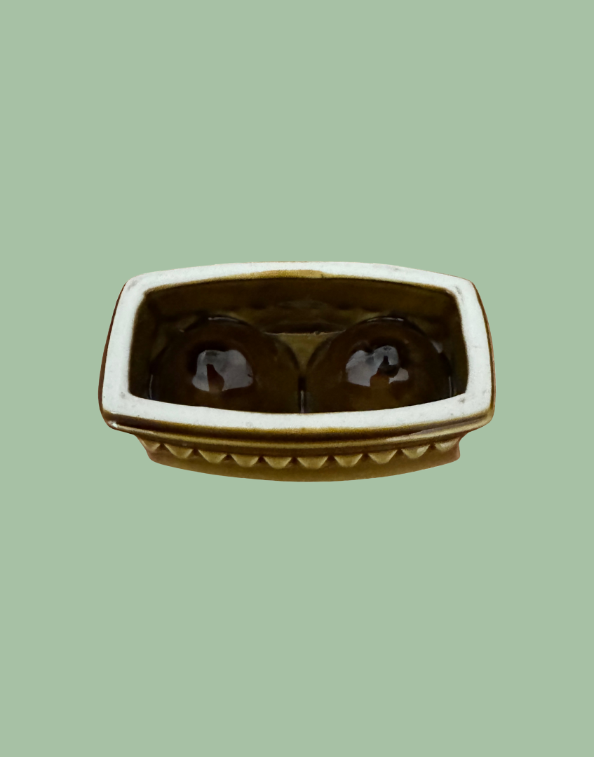 base of vintage collectable kitchenware egg cup