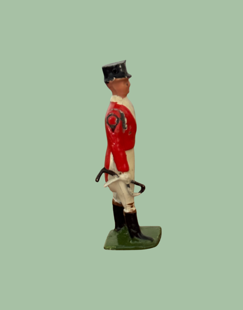 1936 Britains Circus Ringmaster & Two Horses Lead Figure Set