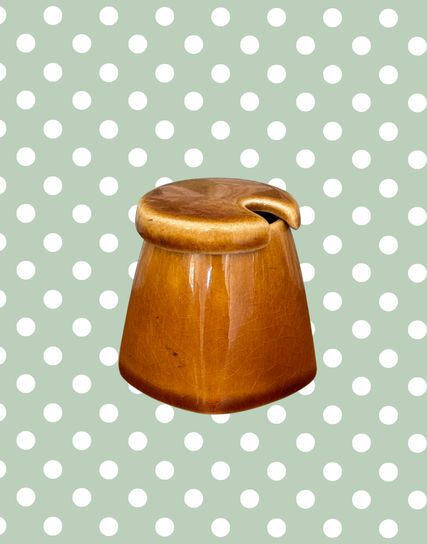 Rare Vintage Miniature Mustard Pot | Lord Nelson Ware, Staffordshire Ceramic Collectable