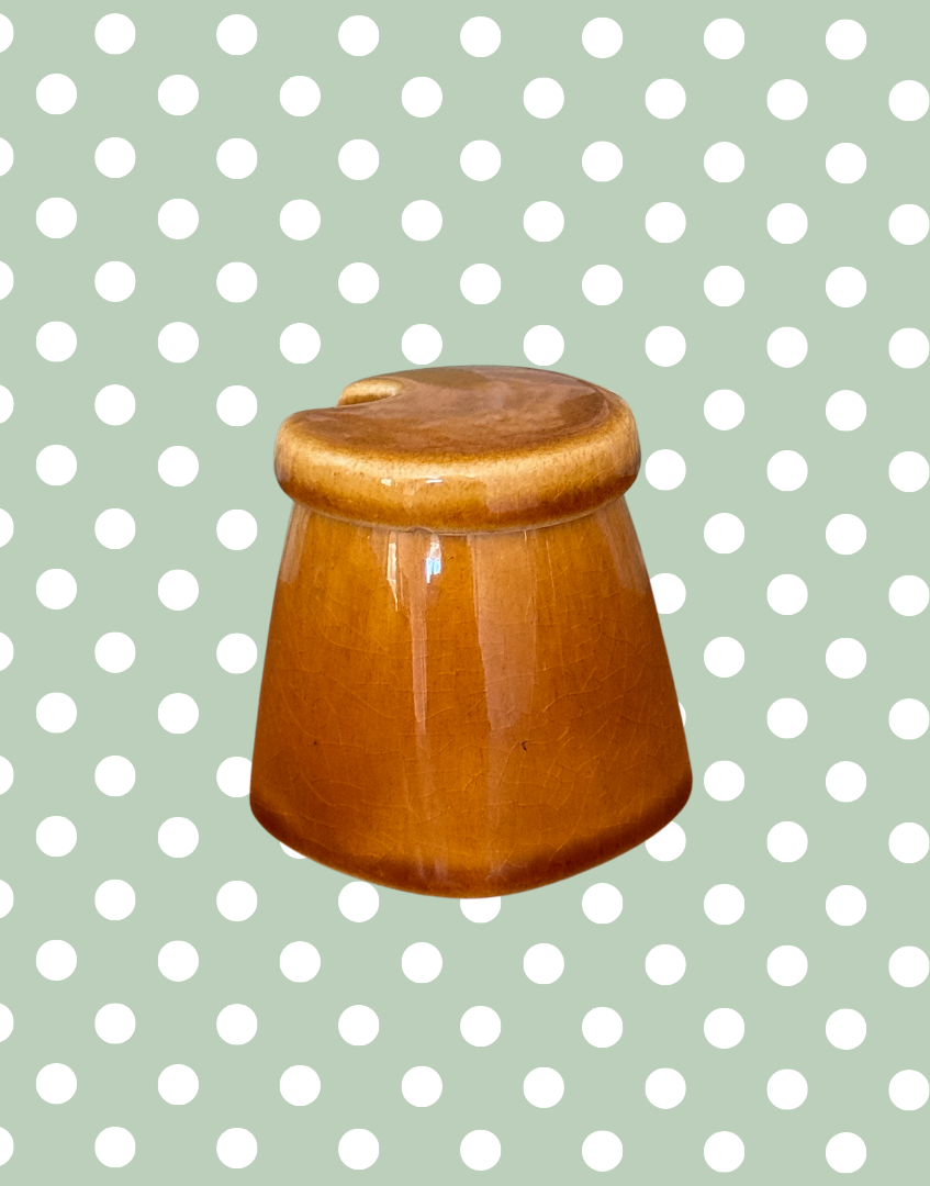 Rare Vintage Miniature Mustard Pot | Lord Nelson Ware, Staffordshire Ceramic Collectable