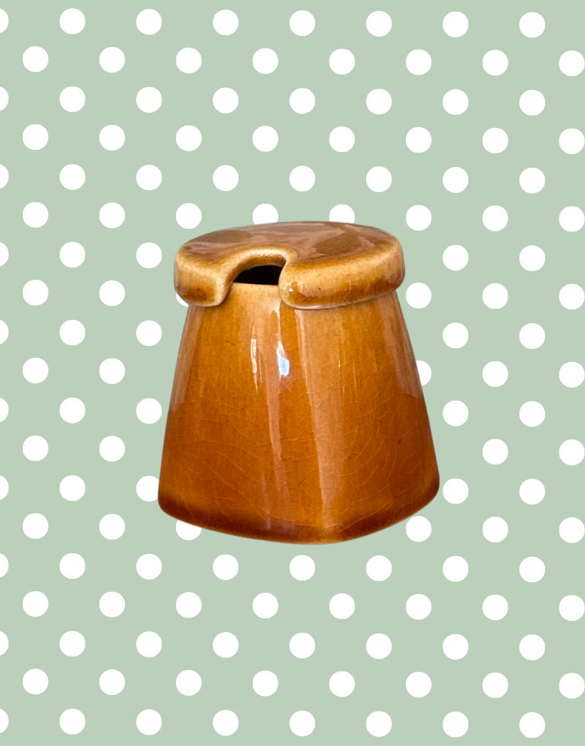 Rare Vintage Miniature Mustard Pot | Lord Nelson Ware, Staffordshire Ceramic Collectable