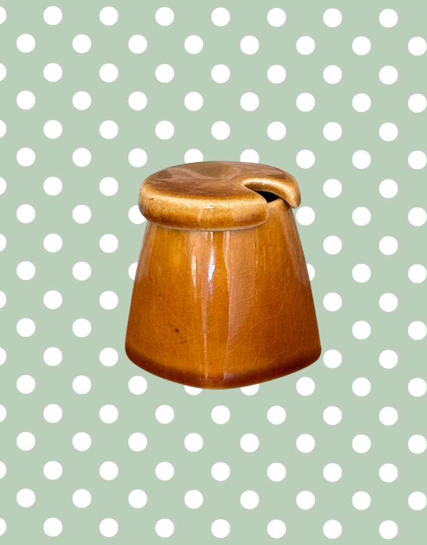 Rare Vintage Miniature Mustard Pot | Lord Nelson Ware, Staffordshire Ceramic Collectable