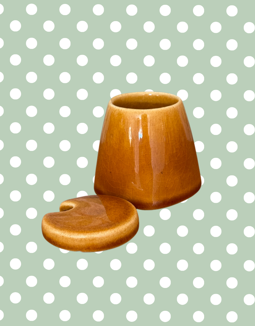 Rare Vintage Miniature Mustard Pot | Lord Nelson Ware, Staffordshire Ceramic Collectable