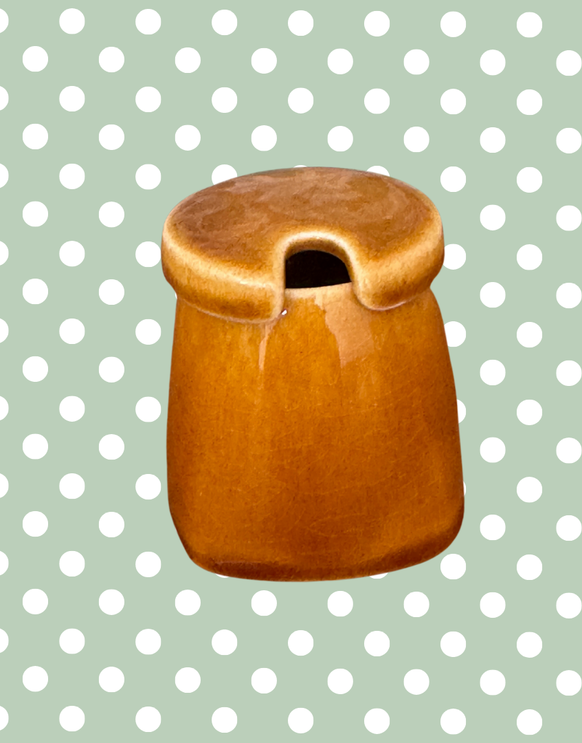 Rare Vintage Miniature Mustard Pot | Lord Nelson Ware, Staffordshire Ceramic Collectable