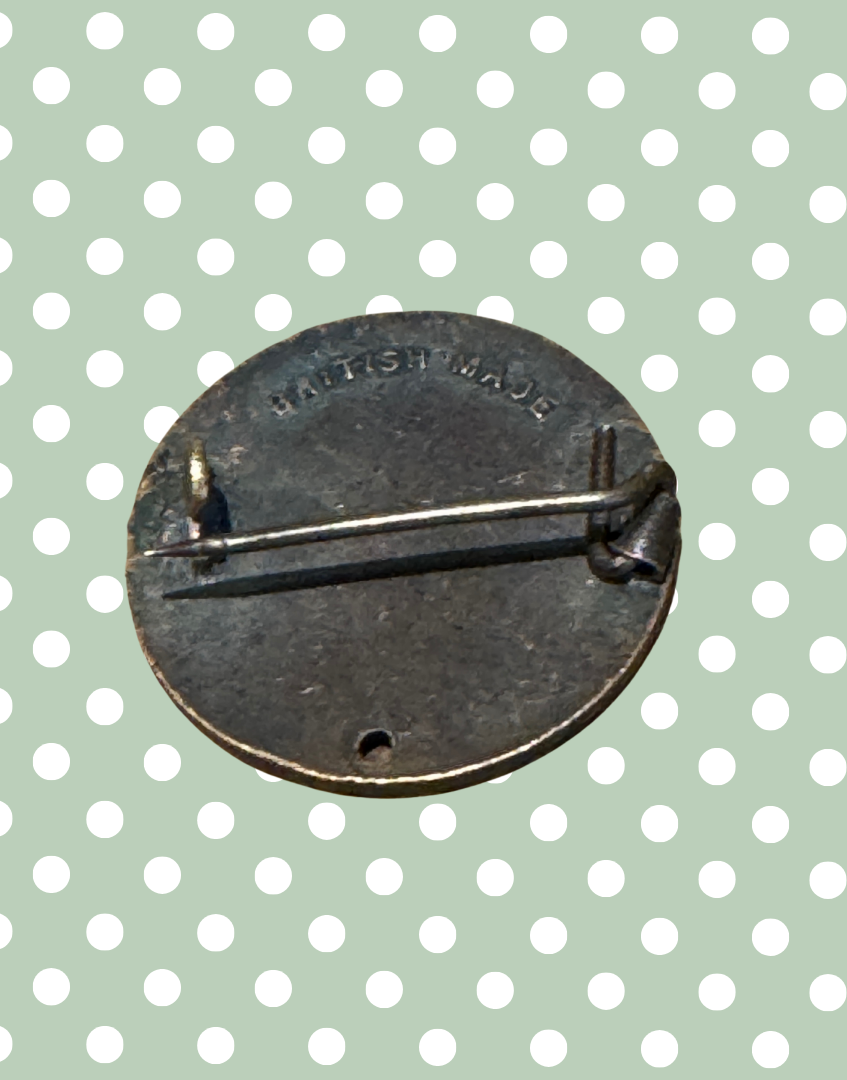 Vintage Cadbury Cococub Enamel Club Badge | 1930s British Pre War Brass Collectable