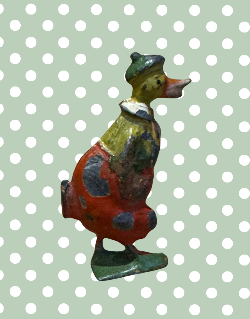 ‘Dumpy Doo Duck’ Britain Cococub Vintage Figurine | Cheerful 1930s Cadbury Character