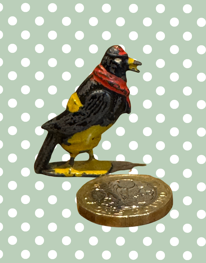 ‘Dan Crow’ (Version 1) Cadbury Cococub Bird Figurine | Characterful Original 1930s Collectible