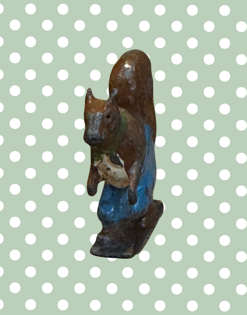 ‘Nutty Squirrel’ (Version 2) Britain’s Cococub Figurine |Nostalgic Vintage Pre-War Collectible