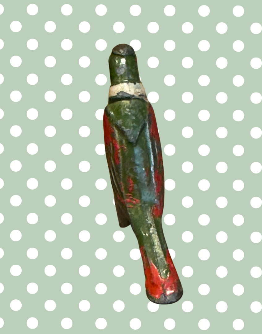‘Percy Parrot’ (Version 2) Cadbury Cococub Vintage Figurine | 1930s Hand Painted Lead Collectables