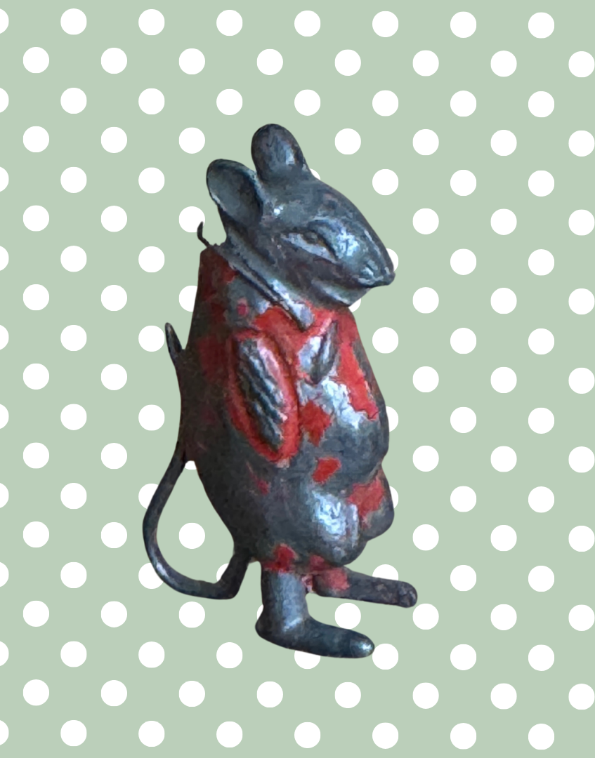 ‘Will Mouse’ Miniature Vintage Cococub Figurine | Charming Rare 1930s British Collectable