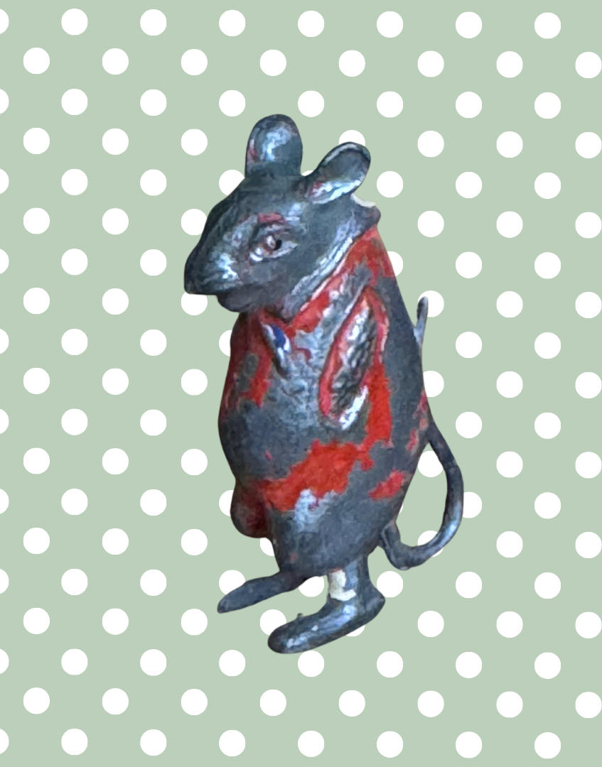 ‘Will Mouse’ Miniature Vintage Cococub Figurine | Charming Rare 1930s British Collectable