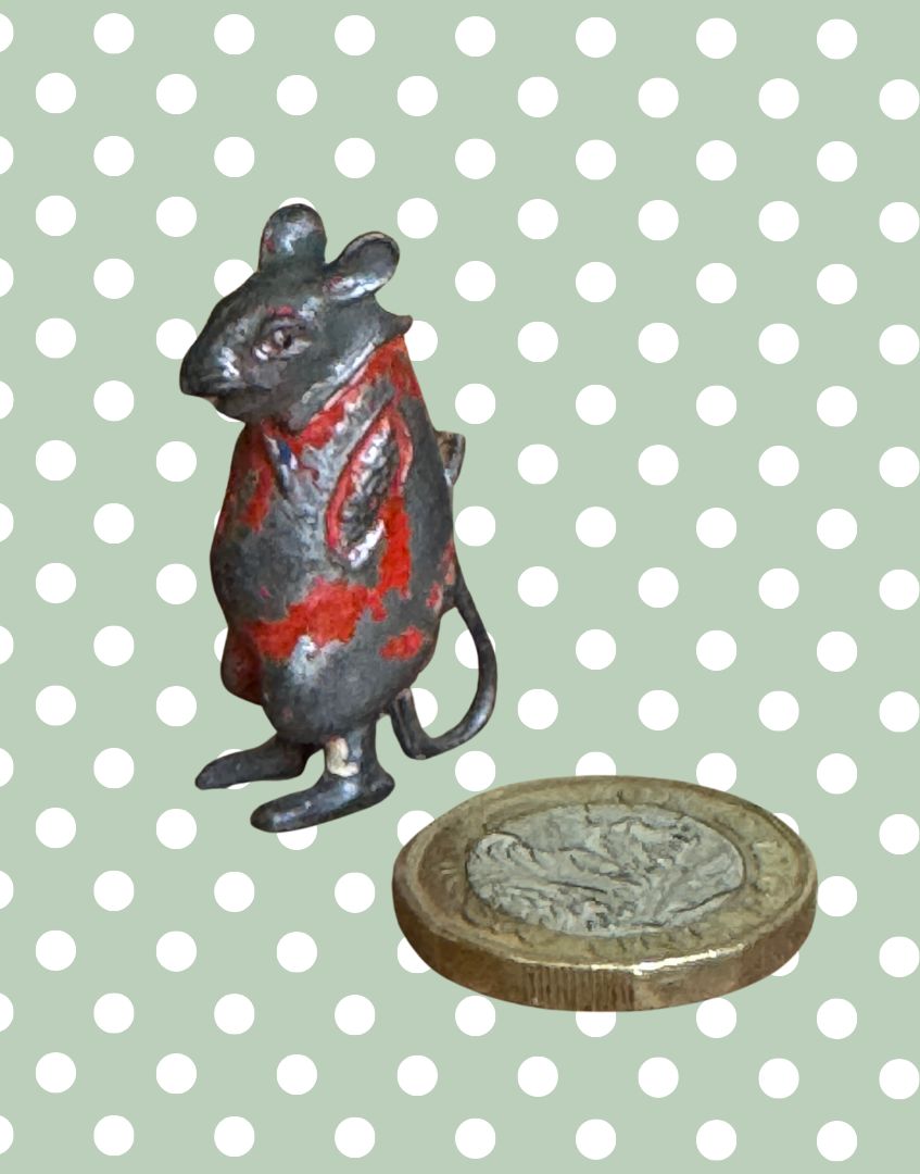 ‘Will Mouse’ Miniature Vintage Cococub Figurine | Charming Rare 1930s British Collectable