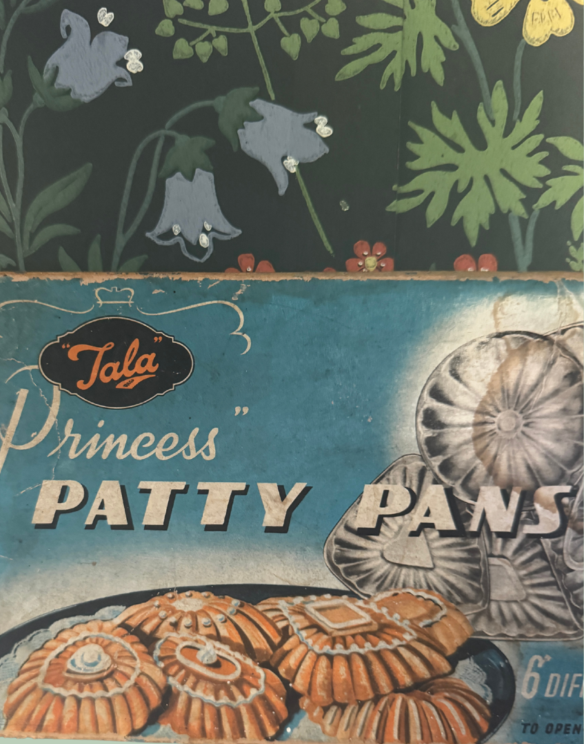 Vintage Tala Princess Patty Pans Tins in Original Box | 1950s Classic British Kitsch Kitchenalia