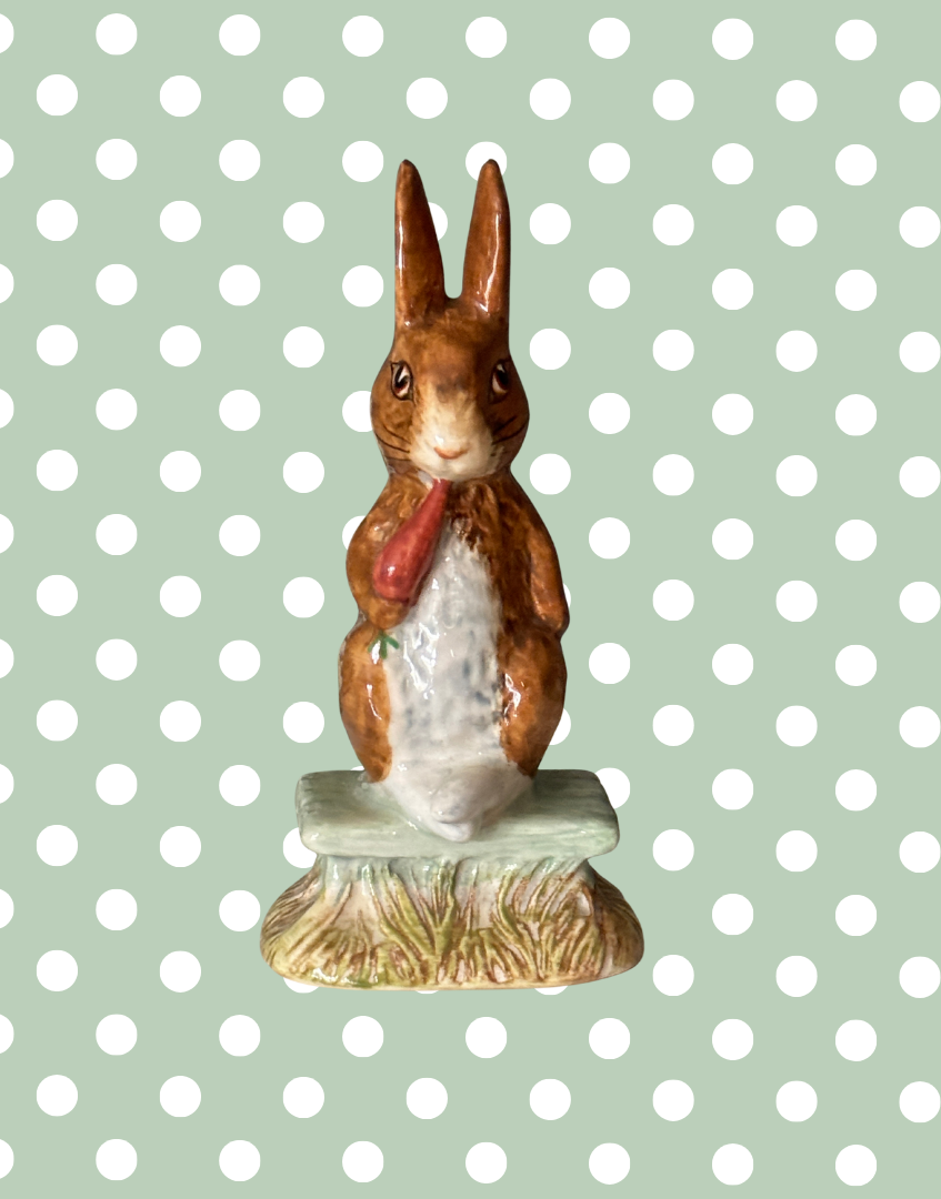 Adorable Vintage Beswick Beatrix Potter Figurine – ‘Fierce Bad Rabbit’ | Collectable British Childhood Nursery Decor Classic