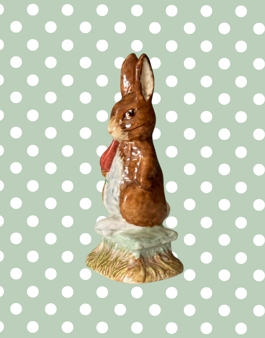 Adorable Vintage Beswick Beatrix Potter Figurine – ‘Fierce Bad Rabbit’ | Collectable British Childhood Nursery Decor Classic