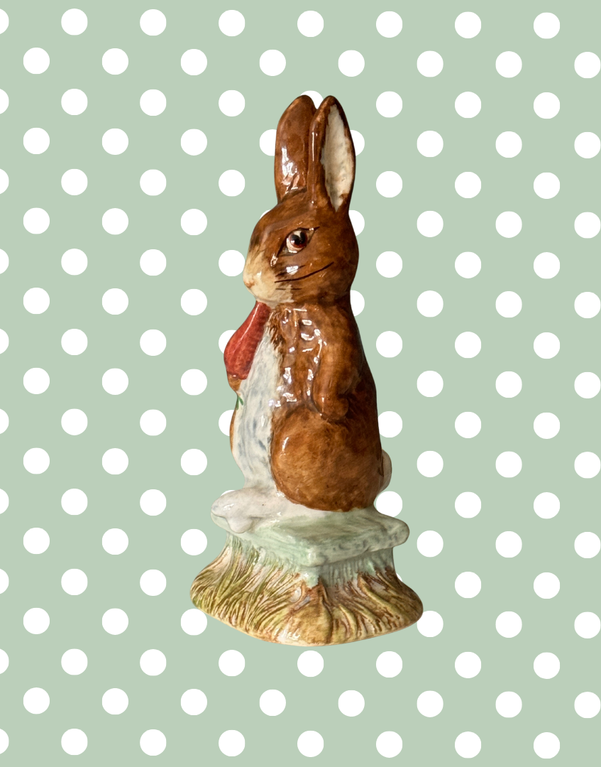 Adorable Vintage Beswick Beatrix Potter Figurine – ‘Fierce Bad Rabbit’ | Collectable British Childhood Nursery Decor Classic