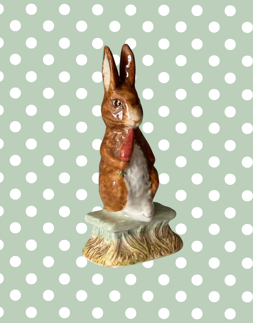 Adorable Vintage Beswick Beatrix Potter Figurine – ‘Fierce Bad Rabbit’ | Collectable British Childhood Nursery Decor Classic